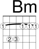 吉他麗麗 Bm 和弦