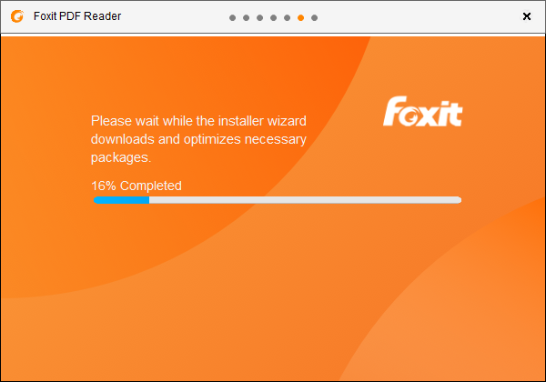 開始安裝 Foxit Reader